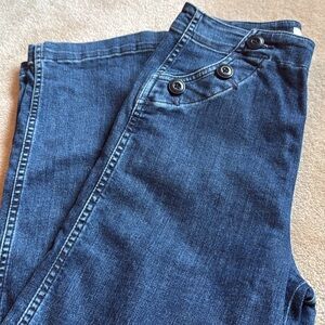 J. Crew cropped wide leg sailor jeans. Size 25